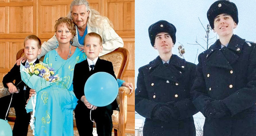 Людмила и Сергей Джигурда с детьми