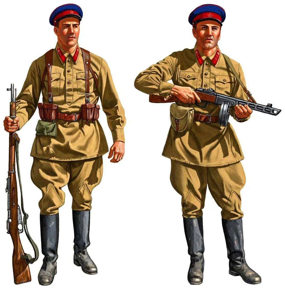 Форма солдата НКВД 1941