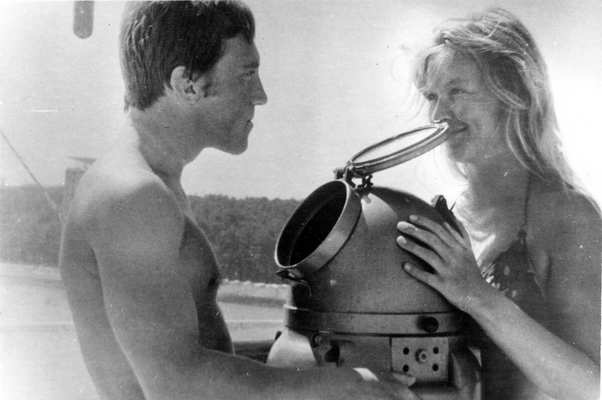 август 1969 года, во время круиза по Чёрному морю на теплоходе "Грузия"