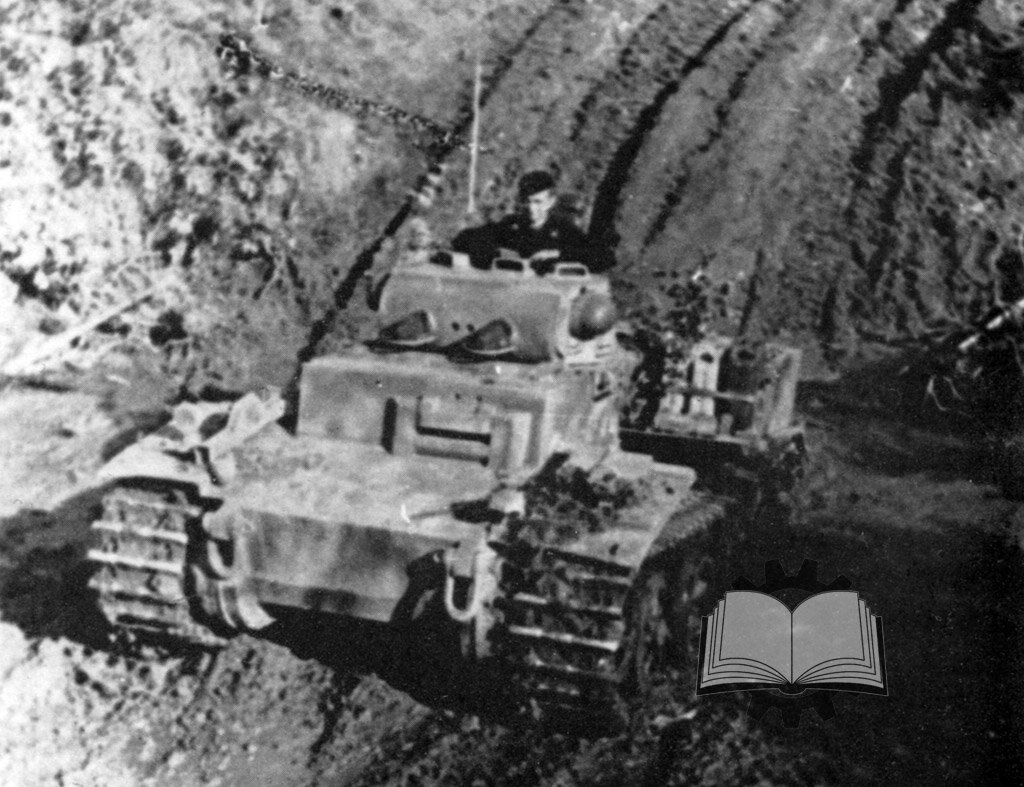 Pz.Kpfw.I Ausf.F из состава 1-й роты 66-го танкового батальона особого назначения, сентябрь 1942 года.