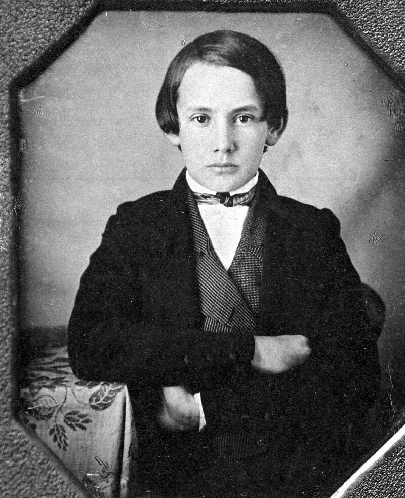 Джон Дэвисон Рокфеллер в детстве.