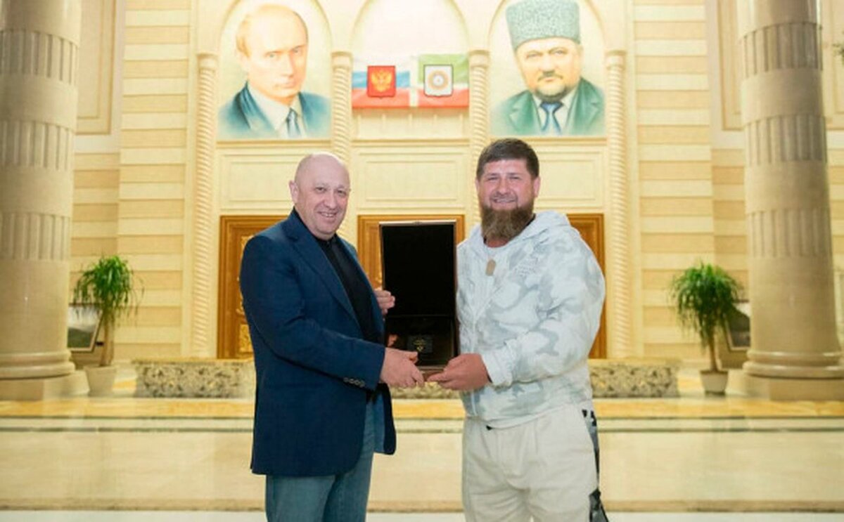 Евгений Пригожин и Рамзан Кадыров / Фото: Kadyrov_95 / Telegram