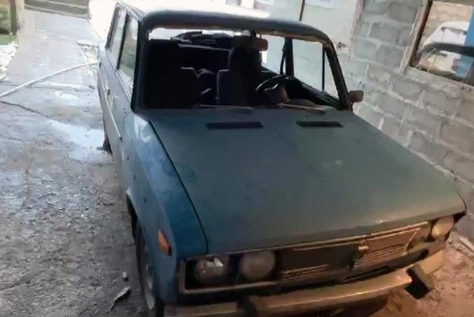     Виновник ДТП скрутил номера с машины. Фото: пресс-служба МВД по Адыгее