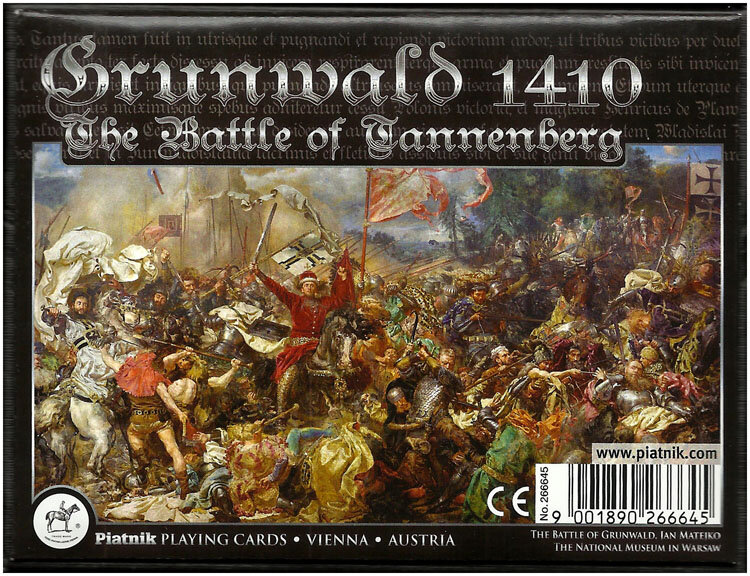 Колода "Grunwald 1410 The Battle of Tannenberg" фирмы Piatnik, коробка (из коллекции автора)