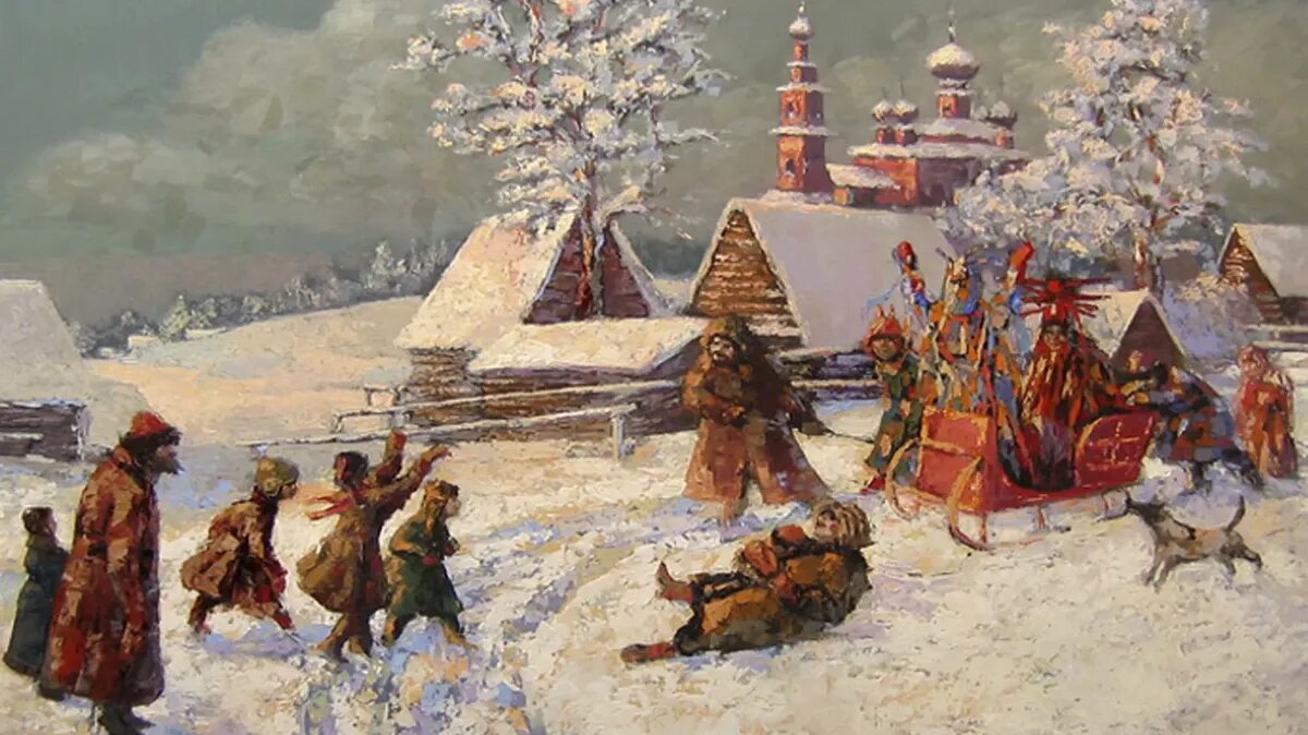 Зимние гуляния в Святки. Фото: pravlife.org