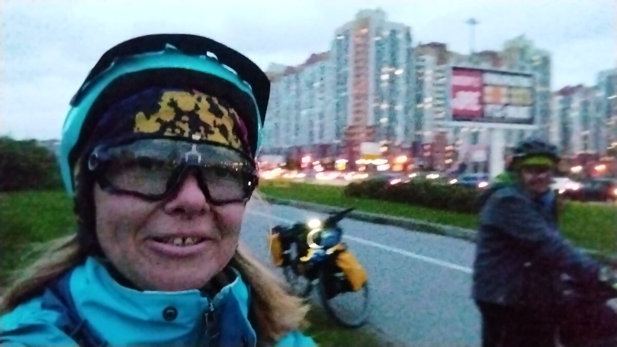 Уже в темноте...