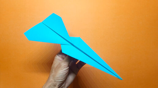 Схема №2: самолет-истребитель из бумаги