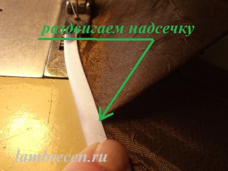 Как обработать косой бейкой внутренние и внешние углы изделия.