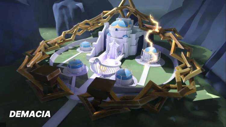  📷    Демасия в тизере 2021 года (кадр как раз из него) окружена цепями Сайласа