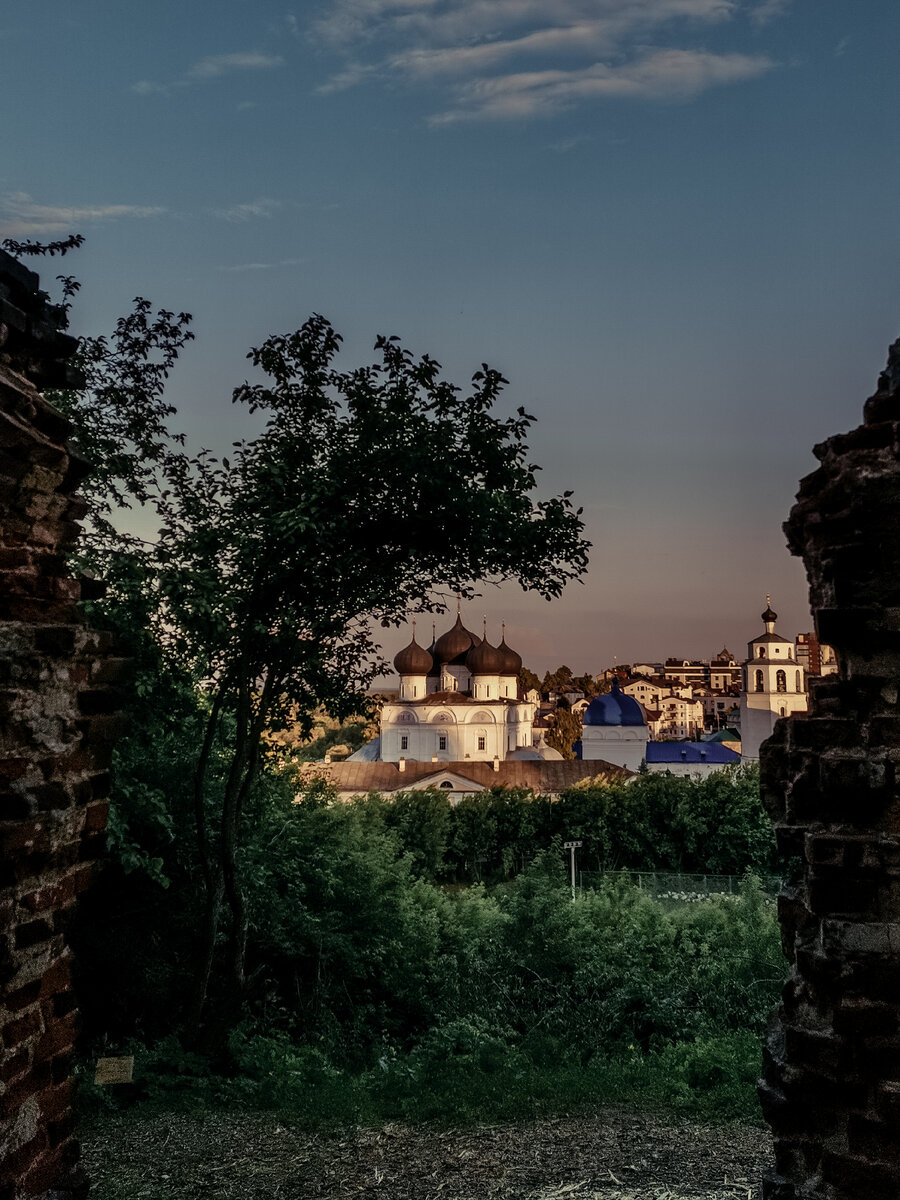 ".. чудесный вид на храм"