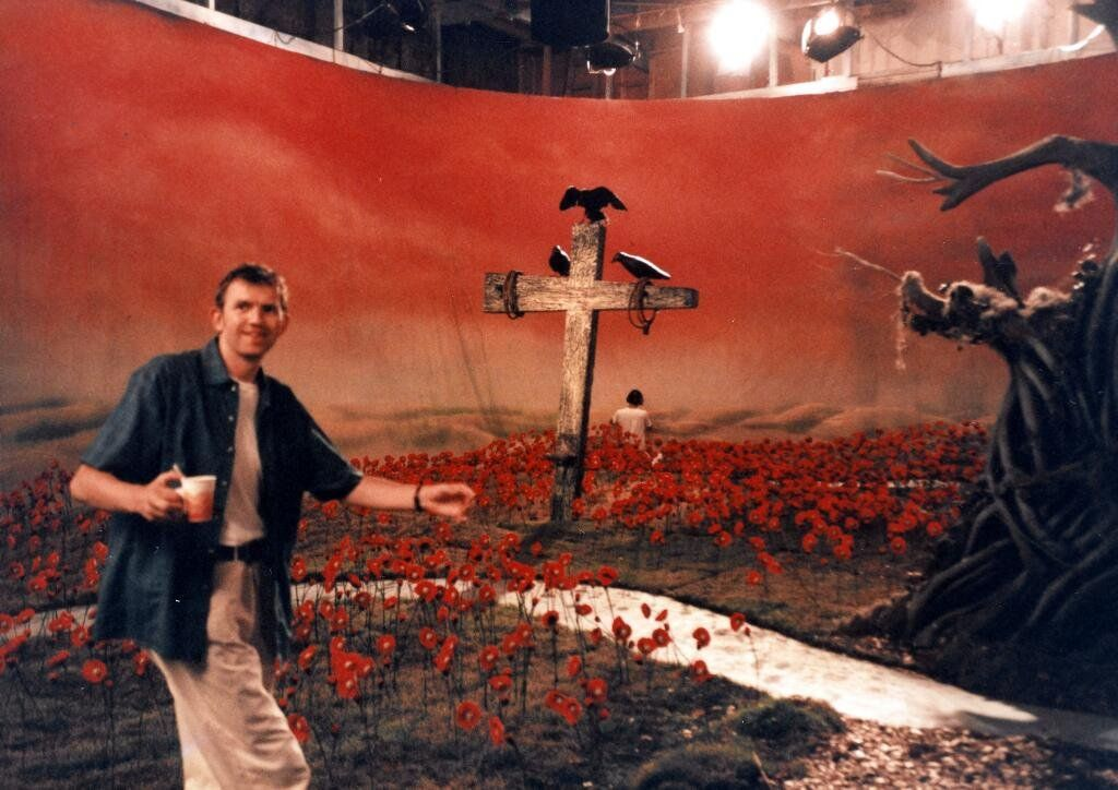 Съемки клипа Nirvana: Heart Shaped Box (1993) 