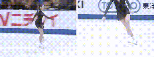 В свое время Полину хвалили за такие зависающие прыжки