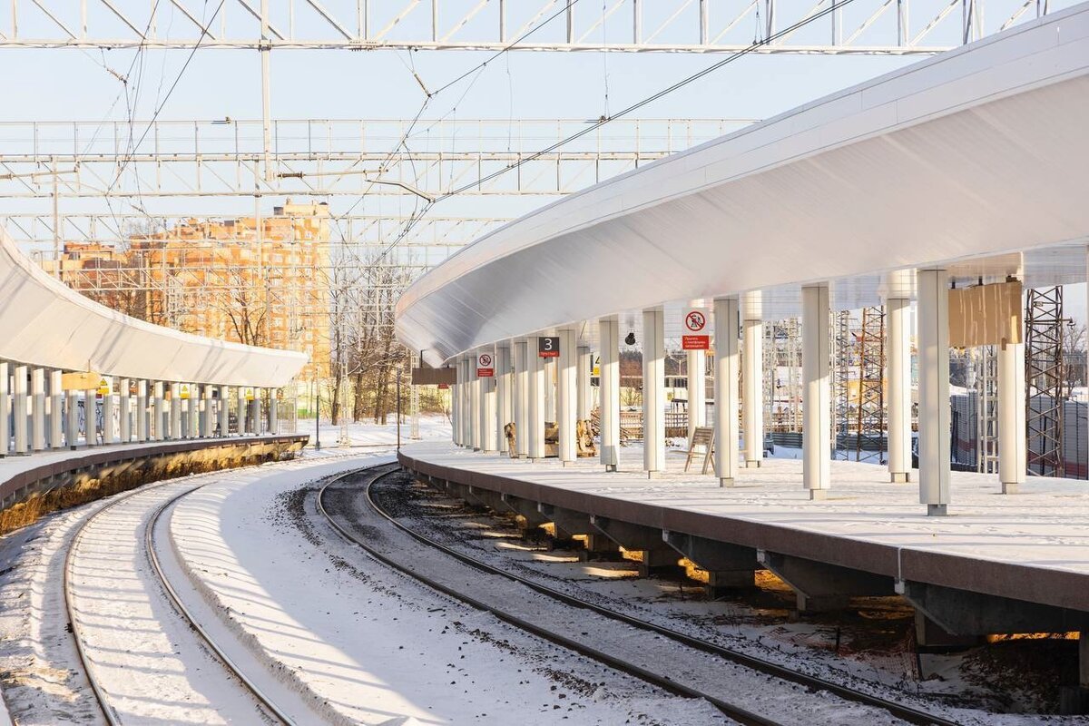 Первое открытие на #МЦД в этом году - сегодня после реконструкции  открывается🚊 станция «Лесной городок» будущего МЦД-4 | Развитие  Метрополитена в Москве | Дзен