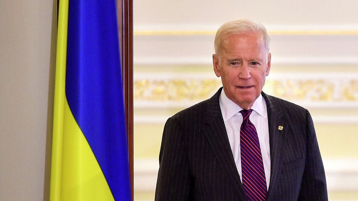    Джо Байден во время пресс-конференции в Киеве© РИА Новости / Николай Лазаренко