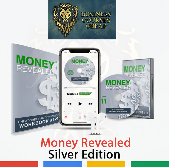 MONEY REVEALED - SILVER EDITION  HI GUYS!
THANKS For Watching My Post! SELLING BUSINESS courses for CHEAP rates. Best Prices For The Best Courses! Any Proofs Greetings. HOW TO DO IT:
1.