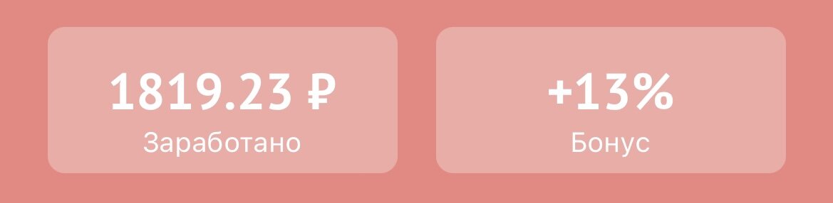 Заработок на моём примере. Затраченное время около 8 дней.