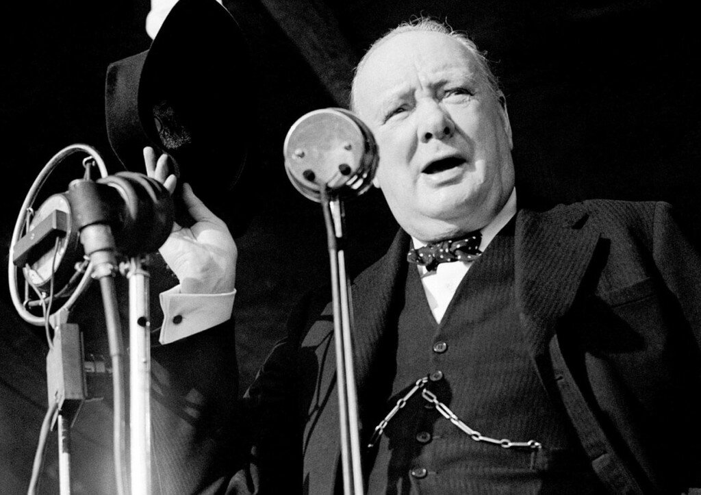 Фото: wikipedia.org 
Выступление Черчилля