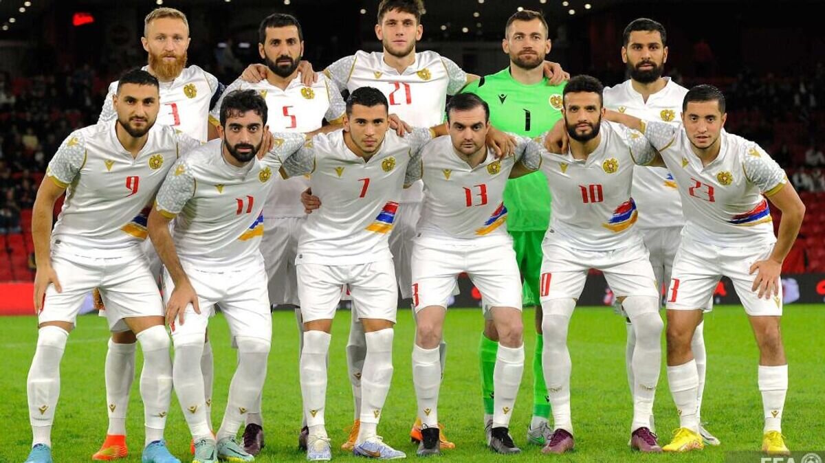    Футболисты сборной Армении© Фото : Федерация футбола Армении