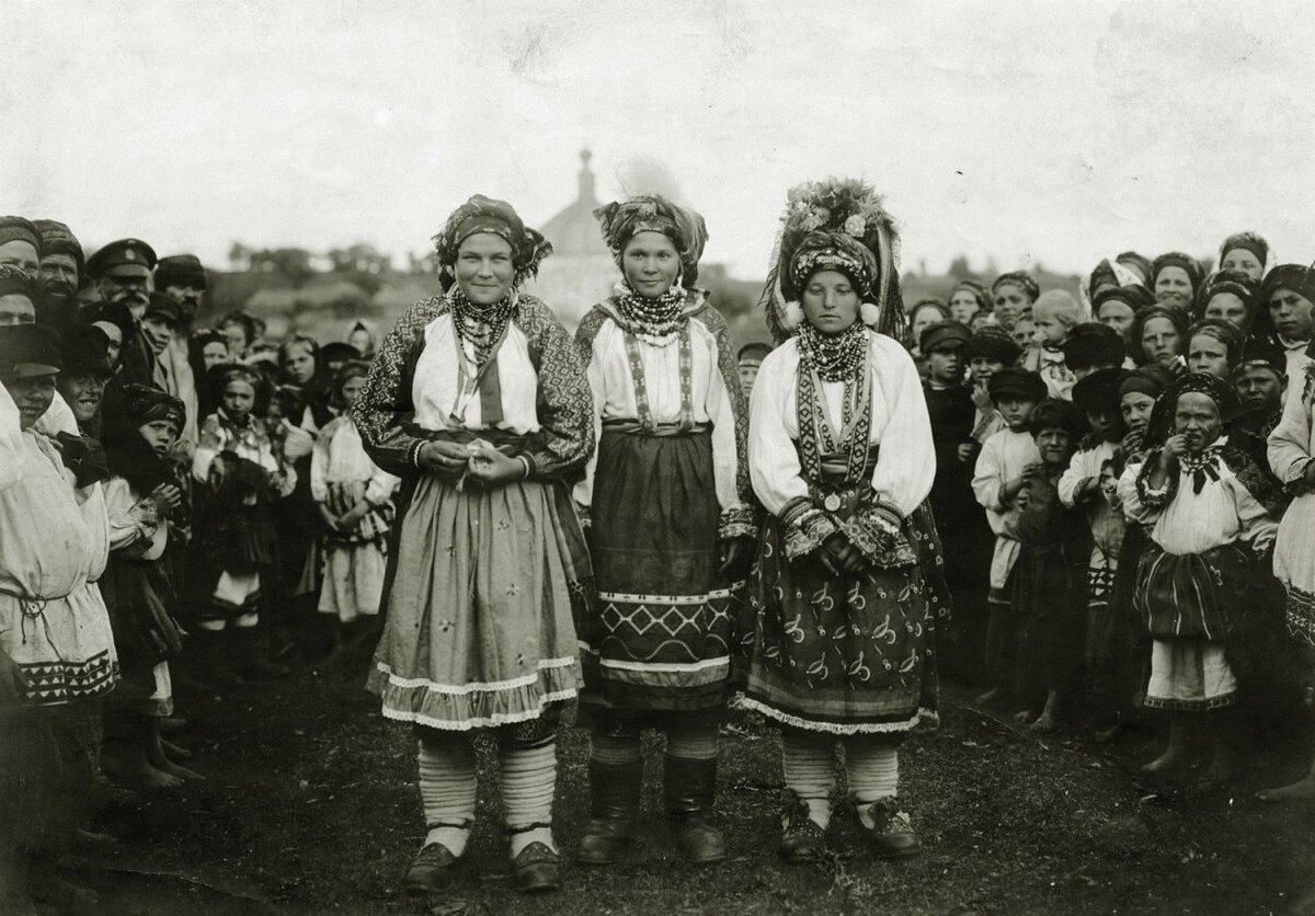 Тульские крестьянки 19 века.