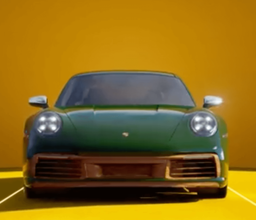    Скриншот видеопрезентации NFT-коллекции Porsche