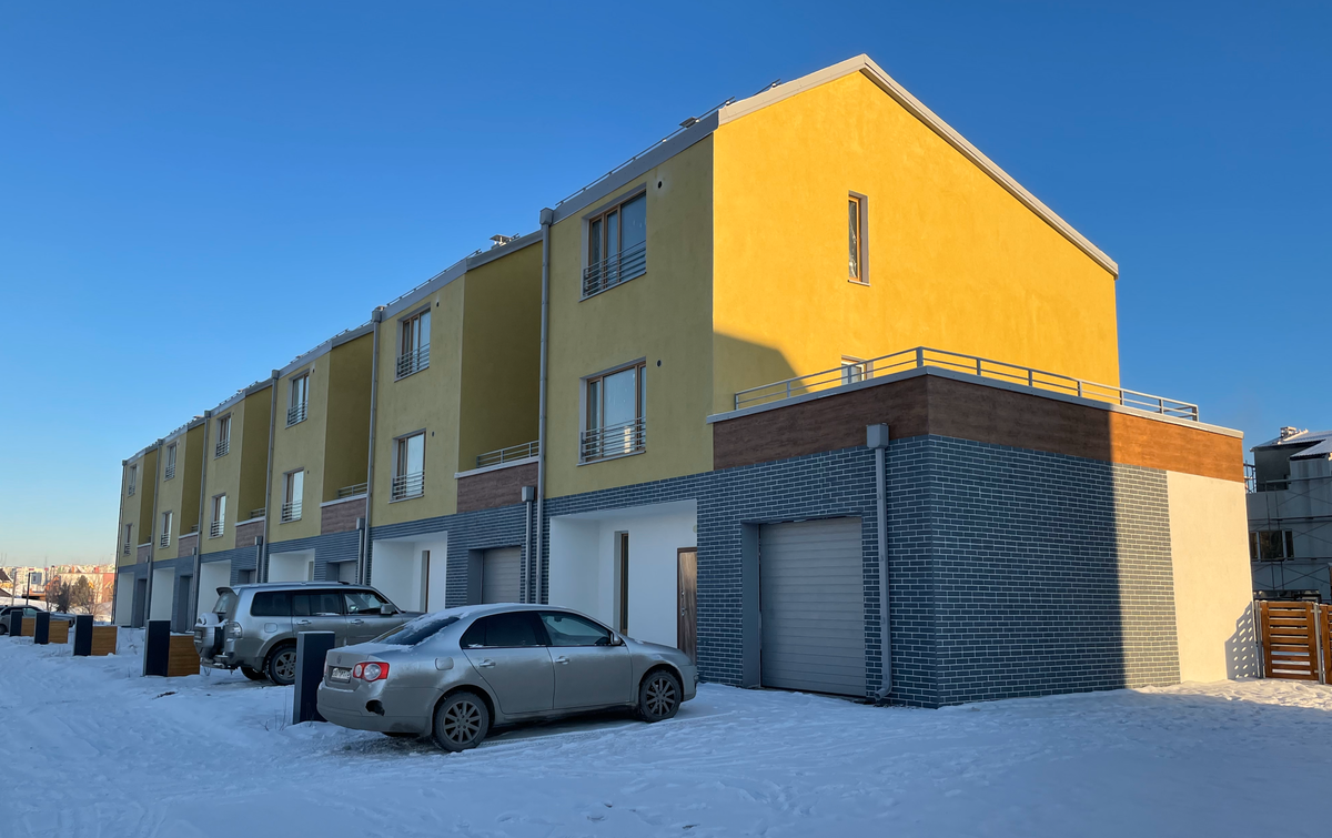 Таунхаус - блокированный жилой дом из 6 секций