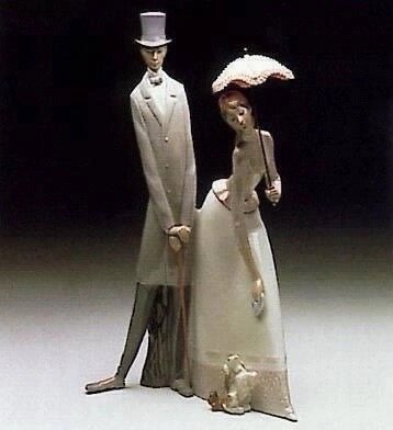 Скульптор Fulgencio Garcia, “Кавалер и дама с зонтиком”