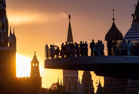    Закат в Москве