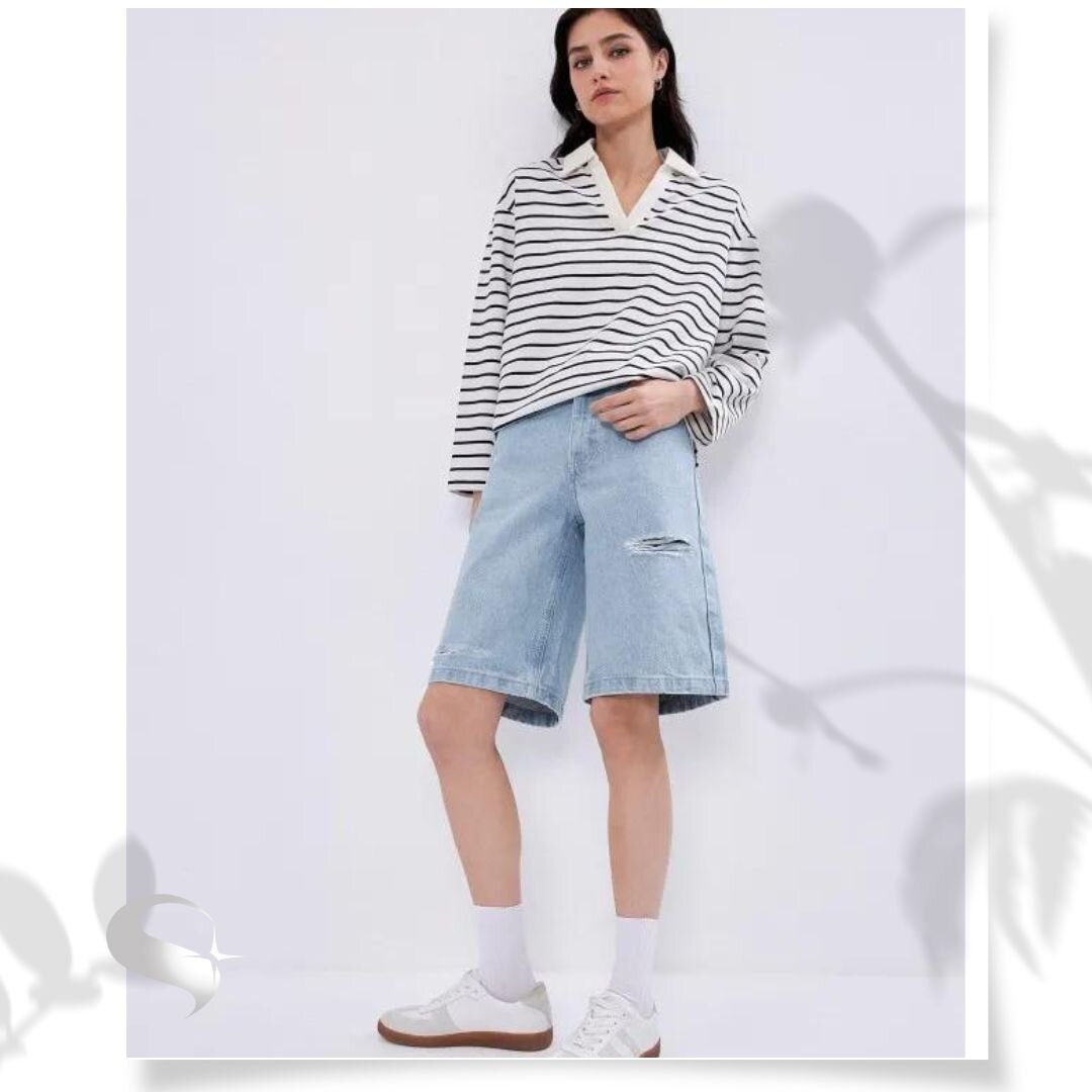 Деним тренды 2023: Эти джинсовые шорты действительно хорошо смотрятся на каждой женщине