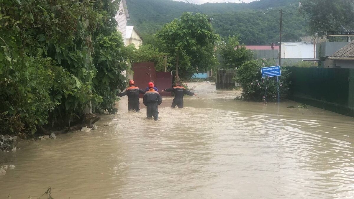Полковничье затопило Краснодарский край