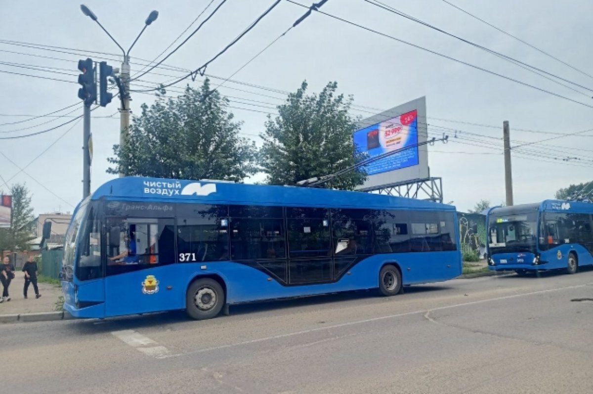    Запуску нового троллейбуса № 4 в Чите мешает неготовая остановка