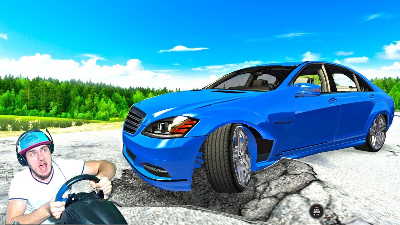 Немецкие Машины Против Русских Дорог - Тест в Beamng Drive