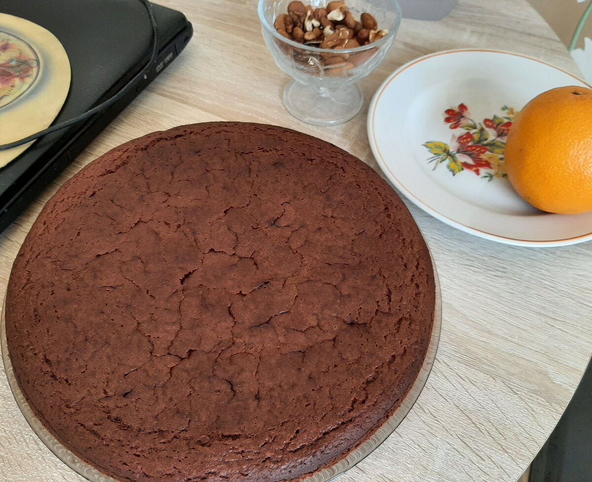 Вид на пирог сверху :)