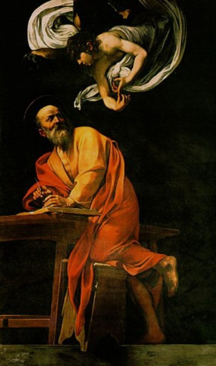 "Святой Матфей и ангел"