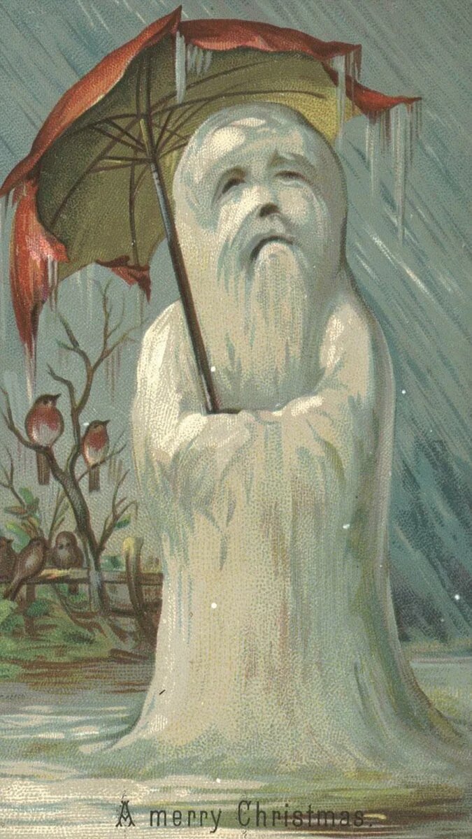 Викторианские рождественские открытки