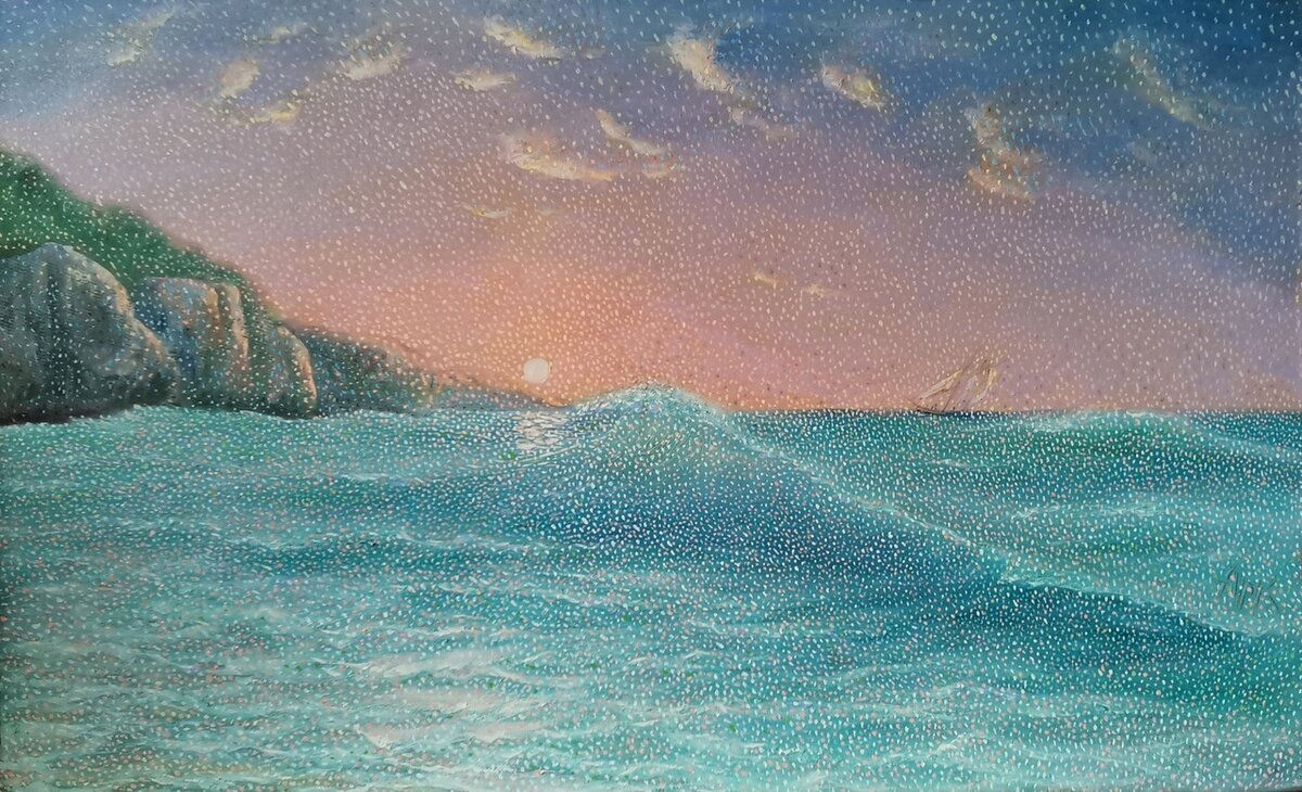 ИЗВЕЧНОЕ ДЫХАНИЕ'' холст масло   65*40 цена  20 000р , доставка почтой СДЭК