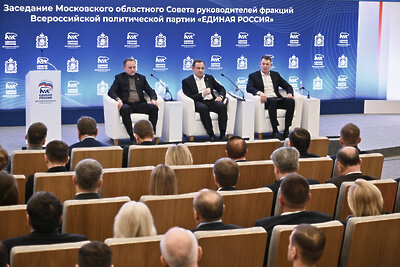    Руководитель фракции «Единая Россия» в Мособлдуме Игорь Брынцалов. © Пресс-служба Московского областного регионального отделения партии "Единая Россия"