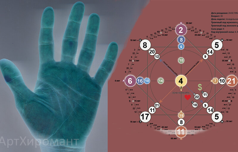 В своей работе хиромант использует фото или отпечаток ладоней, нумерологу достаточно от человека только даты рождения, чтобы получить набор чисел, которые опишут все сферы жизни человека. 