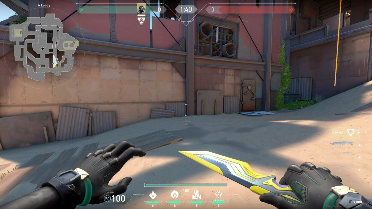 Подходим в точку, указанную меткой на карте.