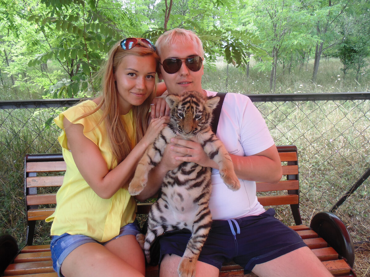 Фото с тигрятами 