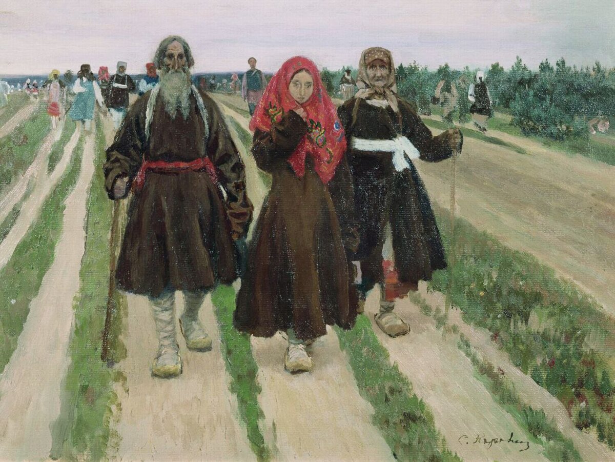 Художник Сергей Коровин "К троице"