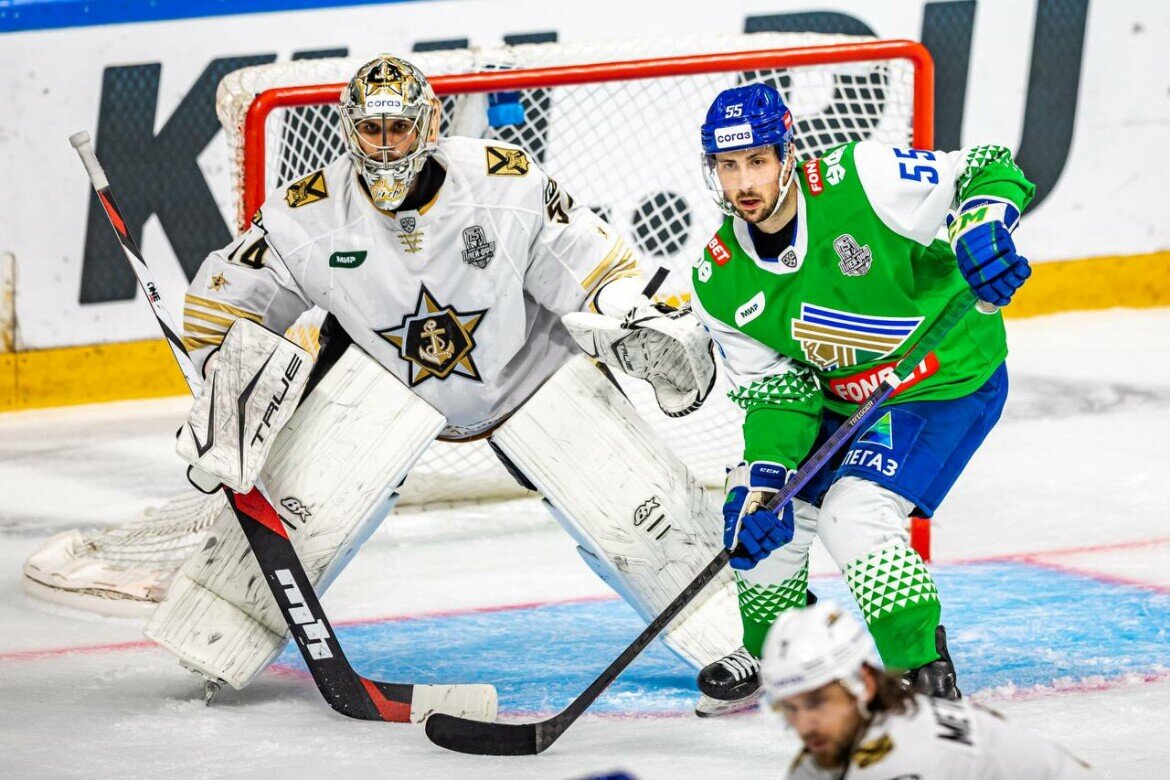 ​«Адмирал» Тамбиева закономерно прошел «Салавата Юлаева» Козлова. Фото: hcsalavat.ru