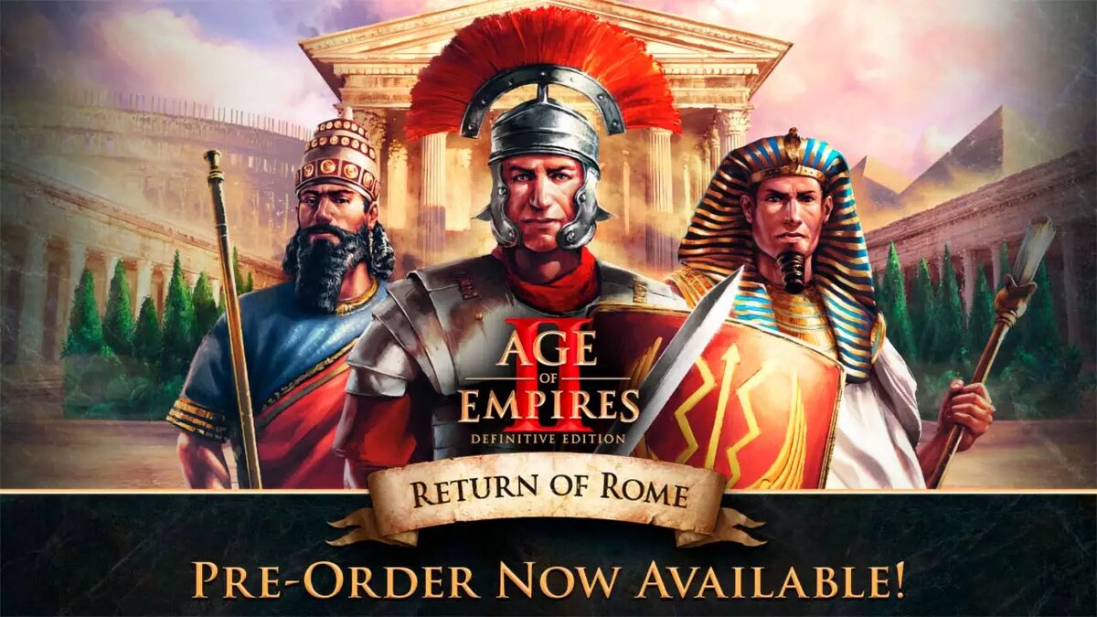 Анонсировано дополнение Return of Rome для Age of Empires II: Definitive  Edition | Все про онлайн игры на ПК и другие платформы | Дзен