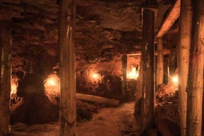    Иоанно-Предтеченский храмово-пещерный комплекс Николаевской Берлюковской пустыни ©Пресс-служба главного управления культурного наследия Московской области
