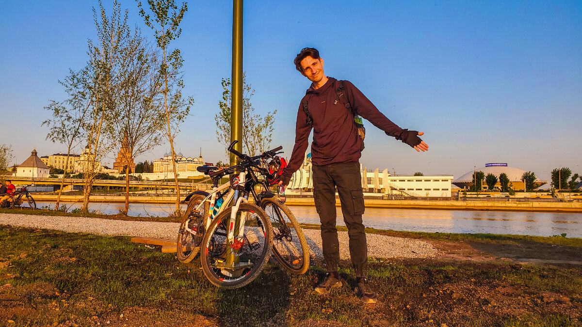 Фотография с косы, возле кремлёвской дамбы.