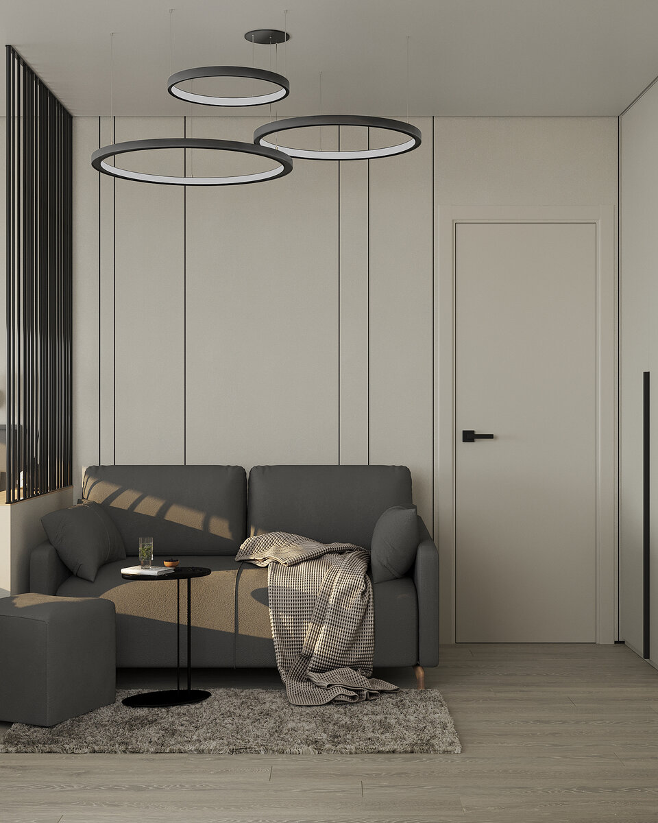 Дизайн интерьера квартиры, 54 м2, Наро-Фоминск, МО, Россия.