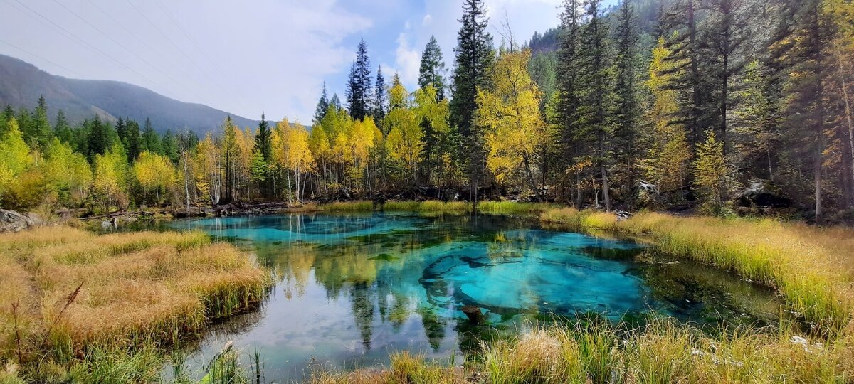 Голубое озеро