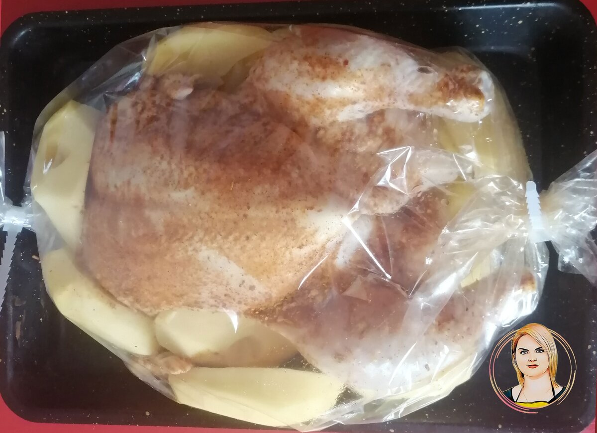 Курица с картошкой в рукаве в духовке вкусный рецепт с фото пошагово и видео - апекс124.рф