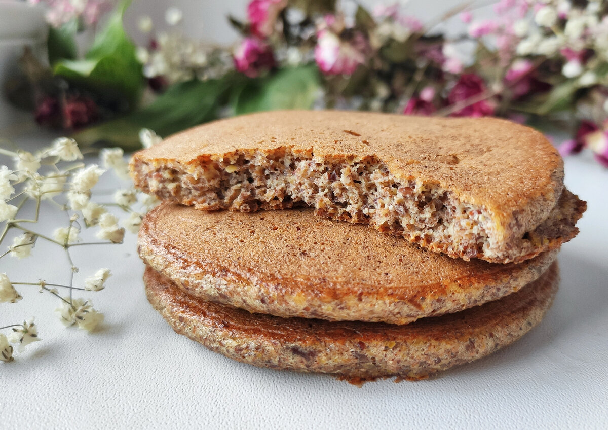 Блины из цельнозерновой муки без сахара