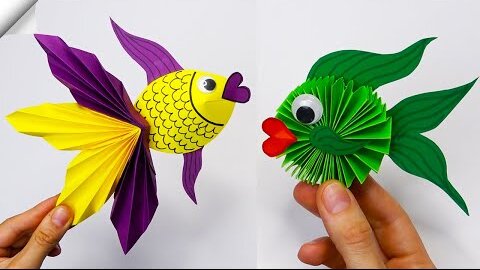 How To Make A Paper Moving Fish