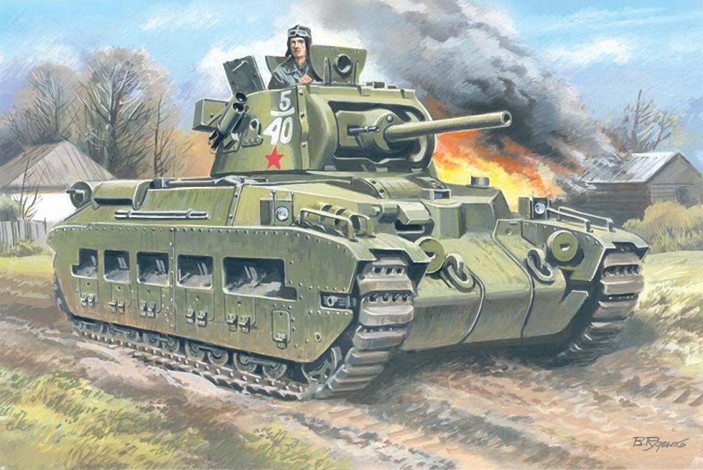 Картина с танком